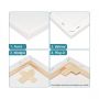 Canvas Boards Wholesale 2 Pcs 25x25 cm Stretched Blank Cotton Wood Canvas