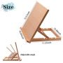 Customized Art Artist Adjustable Wood Desk Tabletop Easel with Strong Support for Painting