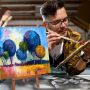 Hot-selling 10 Pcs 280g Cotton Painting Canvases 8x10 Inch Blank for Kids Acrylic Oil Watercolor Painting
