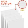 Canvas Board Wholesale 5 Pcs Professional Primed White Blank 30x40cm Canvas Panels for Painting