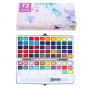 Wholesale Customized 50 72 90 Colors Professional Portable Solid Aquarelle Watercolor Paint Set for Artistic People