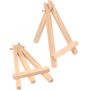 Easel Stand Custom Adjustable Wooden Desk Table Mini Easel And Canvas for Kids