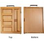 Customized High Quality Professional Portable Adjustable Wood Artist Display Table Easel for Painting