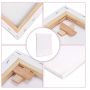 Wholesale Customized Pure Cotton 40 x 50 cm Stretched Blank Wood Fine Artist Canvas