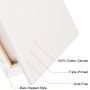 280g 100% Cotton Art Supplies Blank Stretched Pinewood Canvases for Kids Oil Acrylic Painting