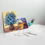 Stretched White Blank Canvas 11x14 Inch 8 Pack Primed 100% Cotton for Acrylic Oil Painting