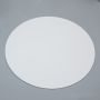 Customized logo stretched cotton 3.0mm thickness thin slim round canvas board panels with high quality