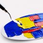 Pure cotton acrylic drawing art stretched 5mm material ellipse blank canvas panel board