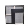 New Black Stretched Quadruple Primed Canvas Panel Factory Wooden Art Blank Paint Canvas Boards
