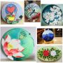 Hot selling 100% cotton artist round canvas panel stretched display pad acrylic canvas boards