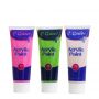 Factory supply 15ml waterproof PP plastic acrylic paint tube for kids drawing