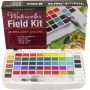 Wholesale Custom Cheap Non-toxic Half Dry Solid Pigment Watercolor Paint Set