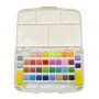 Wholesale Custom Cheap Non-toxic Half Dry Solid Pigment Watercolor Paint Set