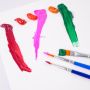 Custom boxed packaging high temperature resistance art paint waterproof acrylic paint set for school kids