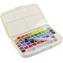 Wholesale Custom Cheap Non-toxic Half Dry Solid Pigment Watercolor Paint Set