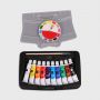 Wholesale Art Supplies 10 Colors Acrylic Paint Brush Set Custom 12ml Paints Acrylic Paint Set With Brush