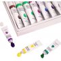 Custom boxed packaging high temperature resistance art paint waterproof acrylic paint set for school kids