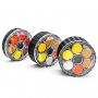 Custom12/24/36/48 colors circular stackable watercolor paint with fountain penil