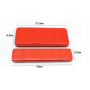 24 colors red tin box customized colorful solid water color paint set professional