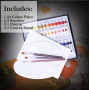 Acrylic paint set 24 colors for kids Yihuale Original factory paint brush set acrylic