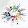 2021 Customized logo 12colors 12ml wholesale art acrylic paint set
