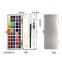 2021 New product 50 colors Watercolor Paint Set and Watercolor Paint Brushes, Non-Toxic Watercolor Paint Set