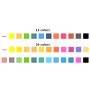 Amazon Hot Sale Japanese Solid Watercolor Paint Set with Tin box package