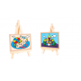 High quality customize decoration display art easel mini wood Painting Table easels for nature wood easel