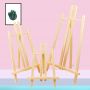2020 new High Quality Desk Stand Mini Wood Triangle Easel advertising poster display column