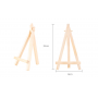 New product Wholesale Painting Artwork Display Wooden Easel Stand Tabletop Mini Easel