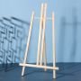 2021 hot selling wood easel for artist easel wood stand for party decoration art supplies 30cm / 40cm / 50cm