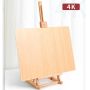 Sturdy wood Adjustable Artwork Painting Drawing H-Frame Wood Easel
