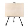 Custom display art paint artist kids metal aluminium alloy easel stand for painting with paint stand