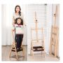 Student Sturdy Beechwood Adjustable Artwork Painting Drawing A-Frame Wood Easel for Lyre Studio