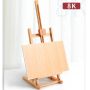 Sturdy wood Adjustable Artwork Painting Drawing H-Frame Wood Easel