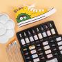 10ml 12/18Colors DIY Textile Shoes Graffiti Hand Drawing Acrylic Paint Sets for Beginner