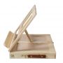 Kids Painting Natural Wooden Easel Box Foldable Tabletop Easel With Drawer