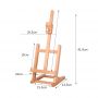 Table top Easel For Kids Wooden Display Stand Wood Color Bracket Painting Sketch Stand Polished Removable