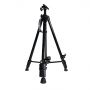 Travel Aluminium Alloy Tripod Easel Metal Painting Foldable Easel Hanging Bucket Sketch Display Stand