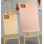Student Sturdy Beechwood Adjustable Artwork Painting Drawing A-Frame Wood Easel