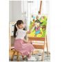 Student Sturdy Beechwood Adjustable Artwork Painting Drawing Wood Easel