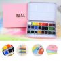 OEM Brand Student Kid Art Supply Portable Paint Set Watercolor Half Pan