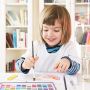 50 Colors Watercolor Paint set with 2 Paint Brushes and Palette Travel Water Color Paints Sets