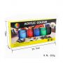 Customized 6 Color 75 ML Professional Grade Pigment Artist Student Acrylic Paint Set