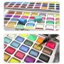 90 Colors Watercolor Paint Solid Glitter Metallic Watercolor Set Box Gouache Pigment Drawing Painting Art Supplies