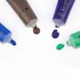 Acrylic Paint Set 12 Colors 75ml Water-Based Blendable Paints Art Supplies for Canvas Wood Rocks Fabrics