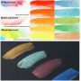 50 Colors Professional Solid Watercolor Paint Pigment Set Portable Fabric Drawing Tools