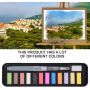 12 colors Watercolor Paint Box Multicolor Portable Mini Watercolor Paint Beginner Set Art Supplies