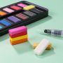 18 colors Watercolor Paint Set Portable Solid Watercolor Paint Set Soluble Pigment with Water Brush Sponge