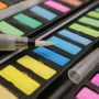 18 colors Watercolor Paint Set Portable Solid Watercolor Paint Set Soluble Pigment with Water Brush Sponge